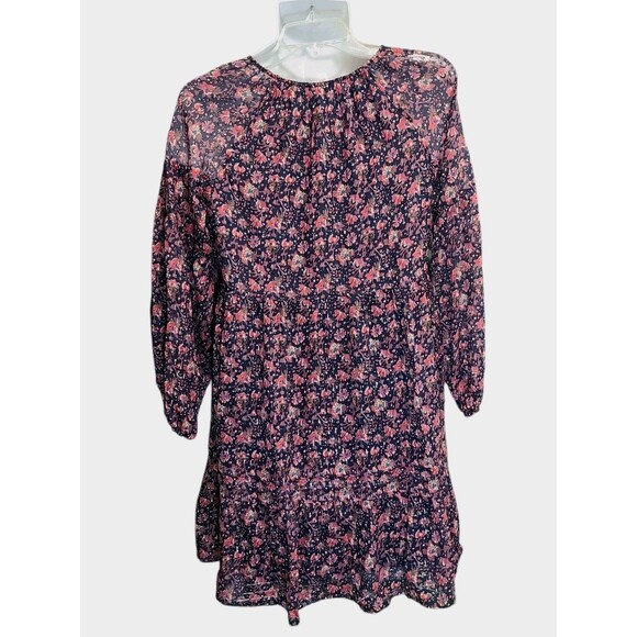 Faherty Silk Stargaze Floral Bloom Dress NWT - Picture 3 of 14